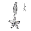 Floral Finesse Belly Ring Clicker