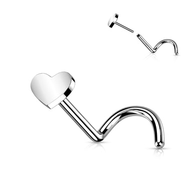 Heart Top Implant Grade Titanium Corkscrew