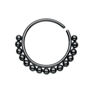 Bali Ball Bendable Nose Hoop in Surgical Steel. 20G.
