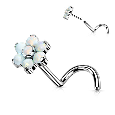 Opal Petal Implant Grade Titanium Corkscrew