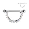 Internally Threaded Implant-Grade Titanium Radiance Nipple Barbell
