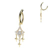 Diamond and Stars Belly Huggy with Gold Plating
