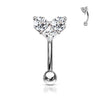 16g Petite Heart Reverse Body Jewellery