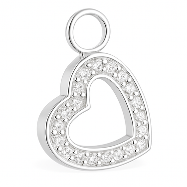 TummyToys® CZ Open Heart Charm
