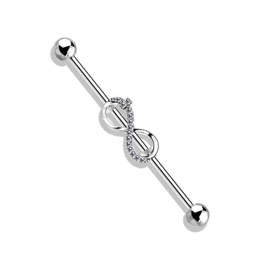 Infinity Industrial Barbell Body Jewellery