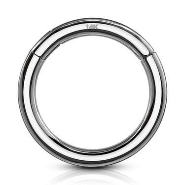 Seamless Segment Clicker Piercing in 14K White Gold