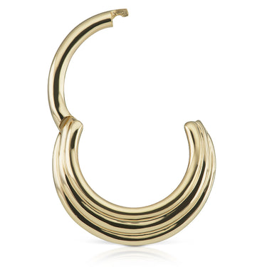 Hiranya Clicker by Maria Tash in Gold - Earring. Navel Rings Australia.