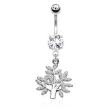 Family Tree of Espérer Belly Button Ring - Dangling Belly Ring. Navel Rings Australia.