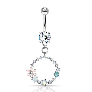 Hoola Matrix Belly Dangle - Dangling Belly Ring. Navel Rings Australia.