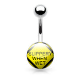 Down n' Dirty Belly Bars - Basic Curved Barbell. Navel Rings Australia.