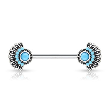 Antieke Turquoise Nipple Ring Jewellery - Nipple Ring. Navel Rings Australia.