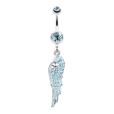 Malaikat Angel Belly Dangle - Dangling Belly Ring. Navel Rings Australia.