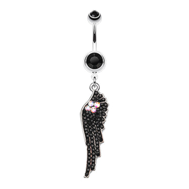 Malaikat Angel Belly Dangle - Dangling Belly Ring. Navel Rings Australia.