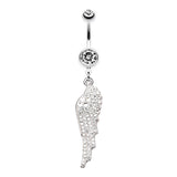 Malaikat Angel Belly Dangle - Dangling Belly Ring. Navel Rings Australia.