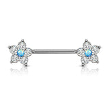 Wilderness Wallflower Nipple Ring - Nipple Ring. Navel Rings Australia.