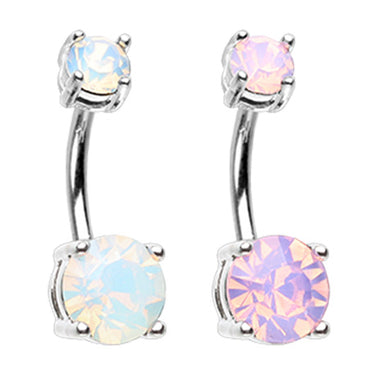 Atlantic Mist Belly Button Rings - Basic Curved Barbell. Navel Rings Australia.