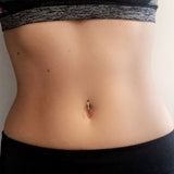 Basic Horse Shoe Belly Ring - Circular Barbell / Horse Shoe. Navel Rings Australia.