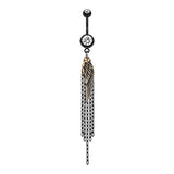 Descent of Angels Belly Dangle - Dangling Belly Ring. Navel Rings Australia.