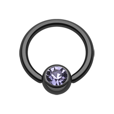 Blackline Titanium Captive Bead Belly Rings - Captive Belly Ring. Navel Rings Australia.