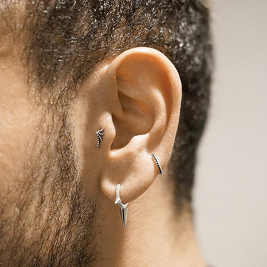 Diamond Eternity Earring by Maria Tash in 18K Gold - Earring. Navel Rings Australia.