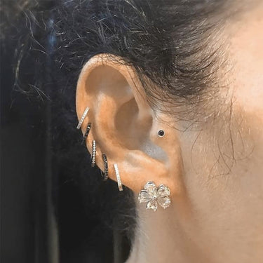 Diamond Eternity Earring by Maria Tash in 18K Gold - Earring. Navel Rings Australia.