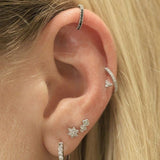 Diamond Eternity Earring by Maria Tash in 18K Gold - Earring. Navel Rings Australia.