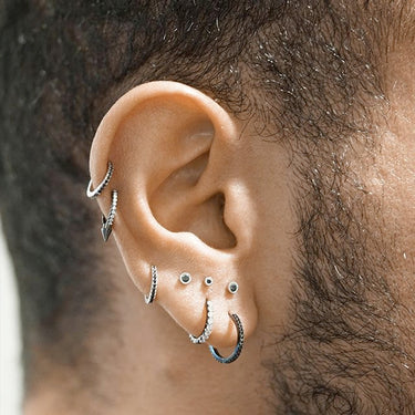 Diamond Eternity Earring by Maria Tash in 18K Gold - Earring. Navel Rings Australia.