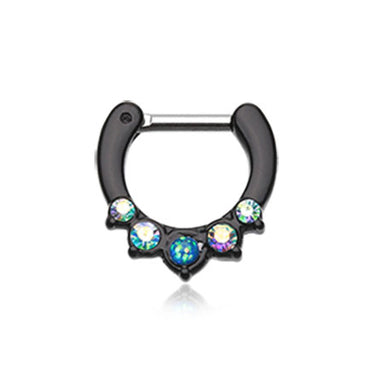Varinia Opal Sky Septum Clicker - Septum. Navel Rings Australia.