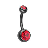 Midnight Candy Classique Belly Bars - Basic Curved Barbell. Navel Rings Australia.