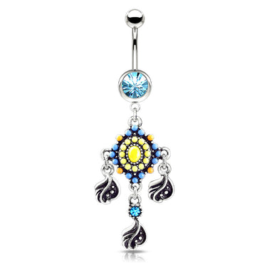 Indie Dream Reverie Belly Dangle - Dangling Belly Ring. Navel Rings Australia.