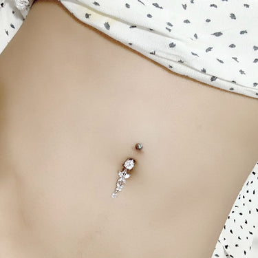 Pieridae Butterfly Belly Ring - Dangling Belly Ring. Navel Rings Australia.