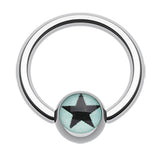 Galactic Star Captive Belly Rings - Captive Belly Ring. Navel Rings Australia.