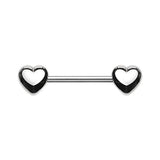 Classic Heart Nipple Body Jewellery - Nipple Ring. Navel Rings Australia.