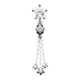 Shoot for the Stars Belly Bar - Reverse Top Down Belly Ring. Navel Rings Australia.