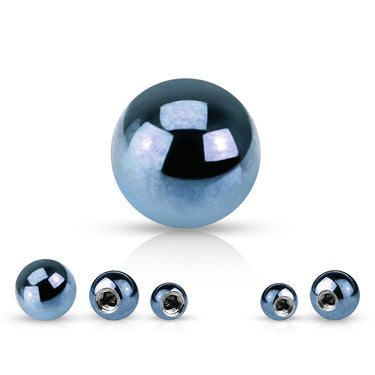 14g Titanium Plated Replacement Balls - Replacement Ball. Navel Rings Australia.