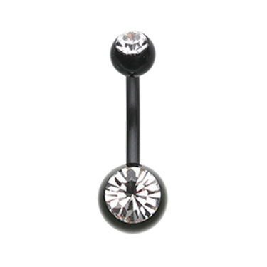 Ultra Comfort Glam Bio Flex Belly Rings - Basic Curved Barbell. Navel Rings Australia.