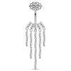Crowned Ice Chandelier Belly Bar