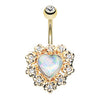 My Sweet Heart Belly Ring with Gold Plating