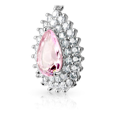 Astrid Pink Belly Dangle - Dangling Belly Ring. Navel Rings Australia.