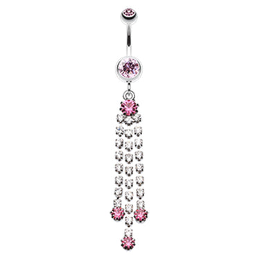 Piers Chandelier Belly Ring - Dangling Belly Ring. Navel Rings Australia.