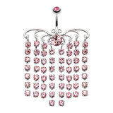 Tribal Chandelier Belly Dangle - Dangling Belly Ring. Navel Rings Australia.