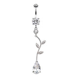 Jacks Beanstalk Belly Dangle - Dangling Belly Ring. Navel Rings Australia.