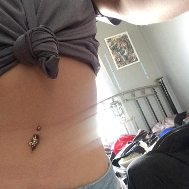 Devilish Me Belly Bar - Fixed (non-dangle) Belly Bar. Navel Rings Australia.
