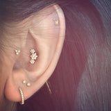 Diamond Eternity Earring by Maria Tash in 18K Gold - Earring. Navel Rings Australia.