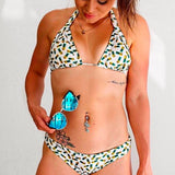 Dragonfly Garden Chandelier Navel Bar - Dangling Belly Ring. Navel Rings Australia.