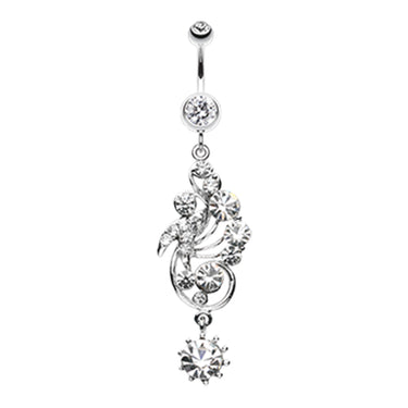 Regal Rush Belly Dangle - Dangling Belly Ring. Navel Rings Australia.