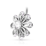 Bizee Floweret Belly Button Jewellery - Fixed (non-dangle) Belly Bar. Navel Rings Australia.
