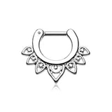 Acerose Filigree Septum Clicker - Septum. Navel Rings Australia.