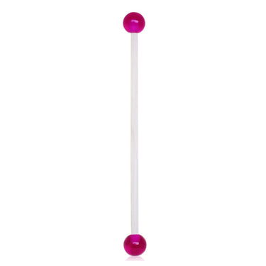 Mumma's Ultra Long Pastel Preggy Belly Bar - Maternity Belly Ring. Navel Rings Australia.