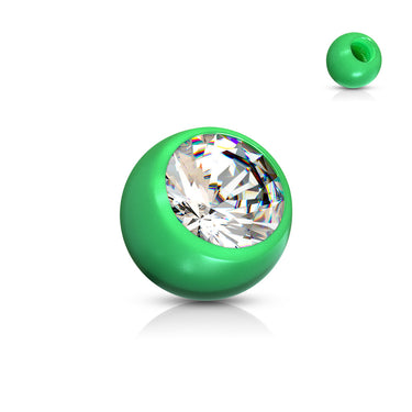 14g Gem Acrylic Replacement Balls for Belly Rings - Replacement Ball. Navel Rings Australia.